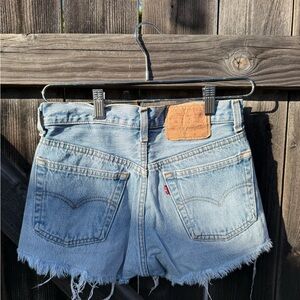 Vintage 90s Made in USA Petros Vintage Reworked Denim shorts
